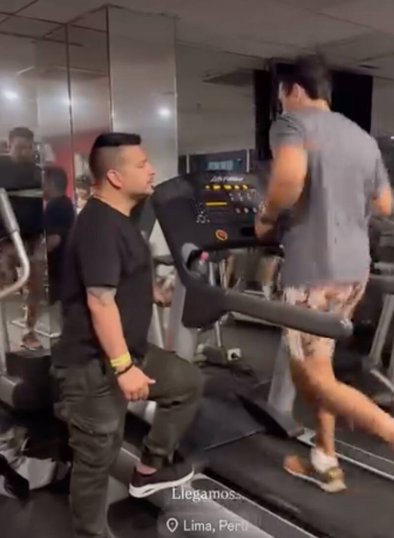 Pangal Andrade se prepara para su duelo.