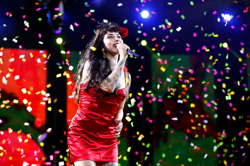 Vina del Mar, 25 de febrero de 2017
La cantante chilena Mon Laferte, durante la clausura del Festival Internacional de Vina del Mar 2017.
Javier Torres/Aton Chile