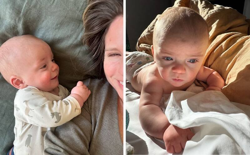 enterneció a sus seguidores con fotos de su hijo. Créditos: Instagram