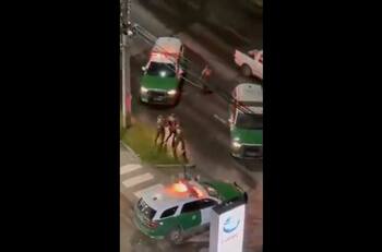 VIDEO: Persecución policial terminó con cuatro sujetos detenidos y un arma incautada en Quilpué