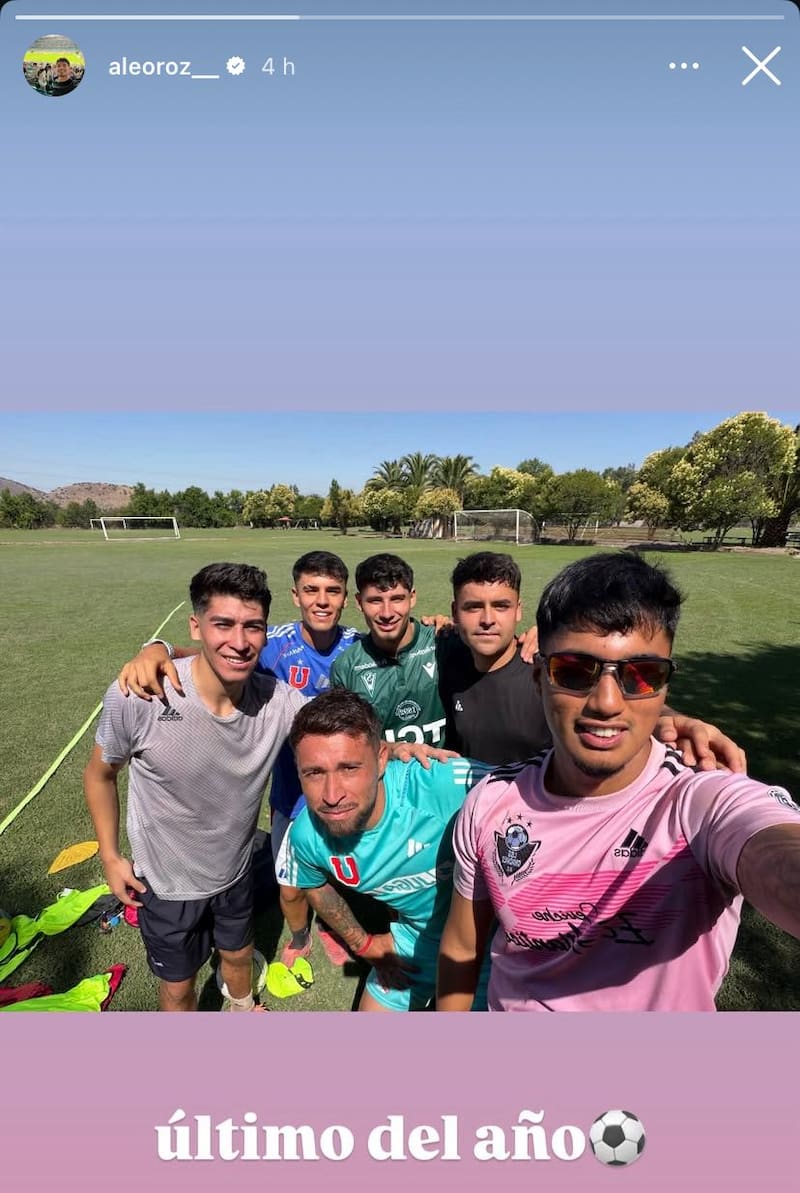 El Flecha entrenó con la camiseta de Santiago Wanderers