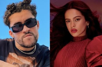 ¿Se viene "La noche de anoche"?: Bad Bunny sorprende posando junto a Rosalía y se podría tratar del nuevo videoclip