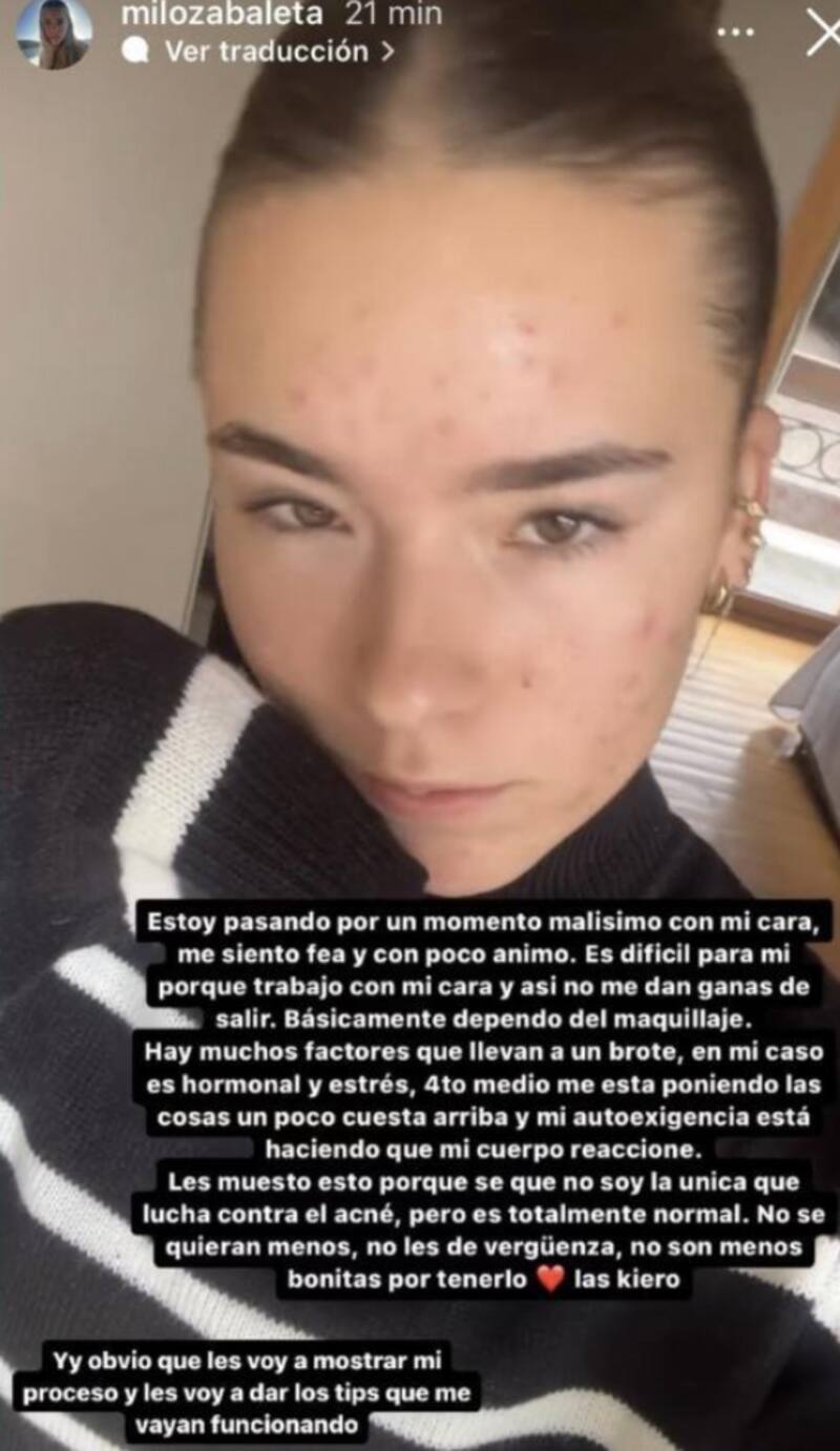 Milagros Zabaleta reveló complejo estado de salud.