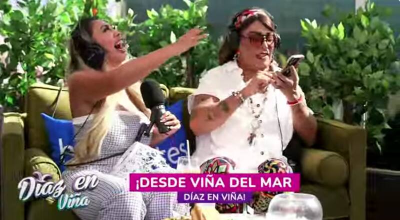 Naya Fácil y Botota Fox en el programa de Pamela Díaz.