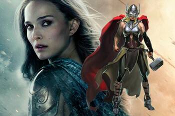 Natalie Portman sobre su interpretación en "Thor: Love and Thunder": "Estoy empezando a entrenar, a ganar músculos"