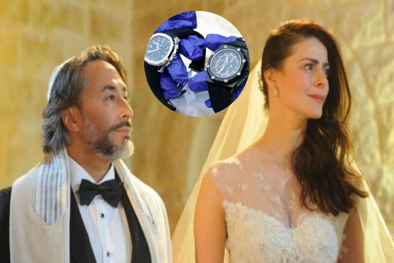 Tonka Tomicic y Parived en su matrimonio