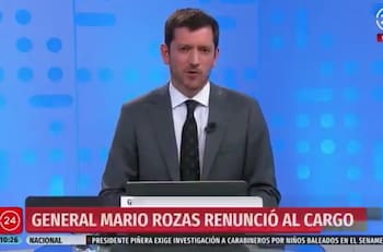 Periodista de TVN corrigió a Piñera: "No son niños accidentados, son niños baleados"