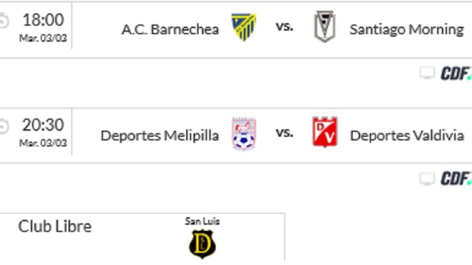 Primera B Segunda fecha parte 2