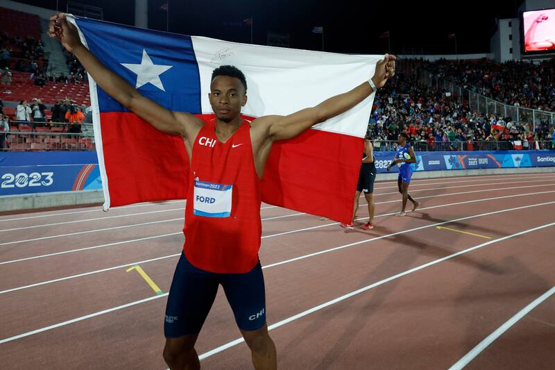 ganó oro en Santiago 2023 Foto: Photosport.