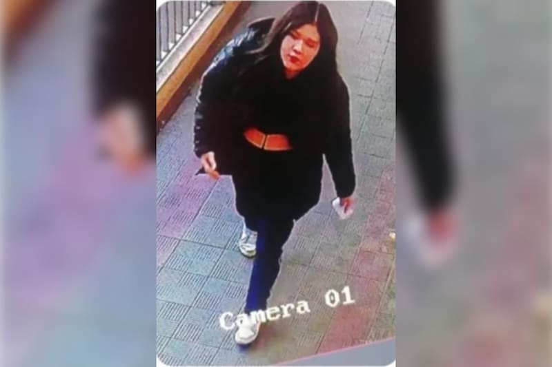 Esta es la última imagen que se tiene de la joven.