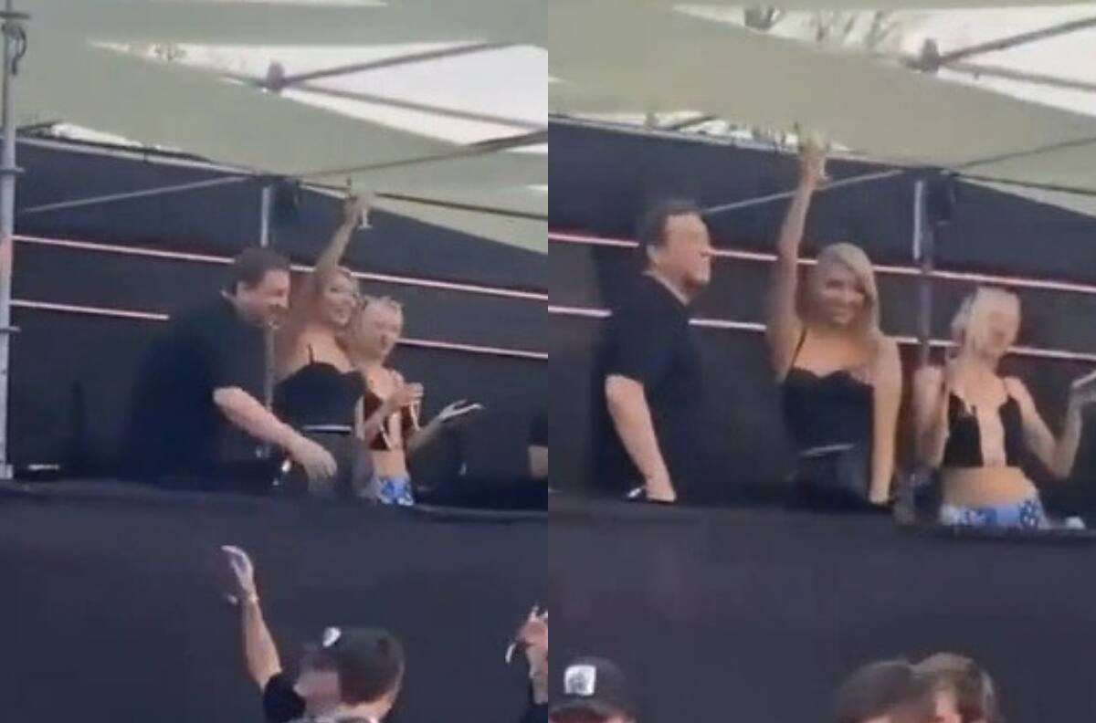 Amor y baile: Así fue el carrete de Julio César Rodríguez y su polola, Natu Paulina, en Creamfields Chile