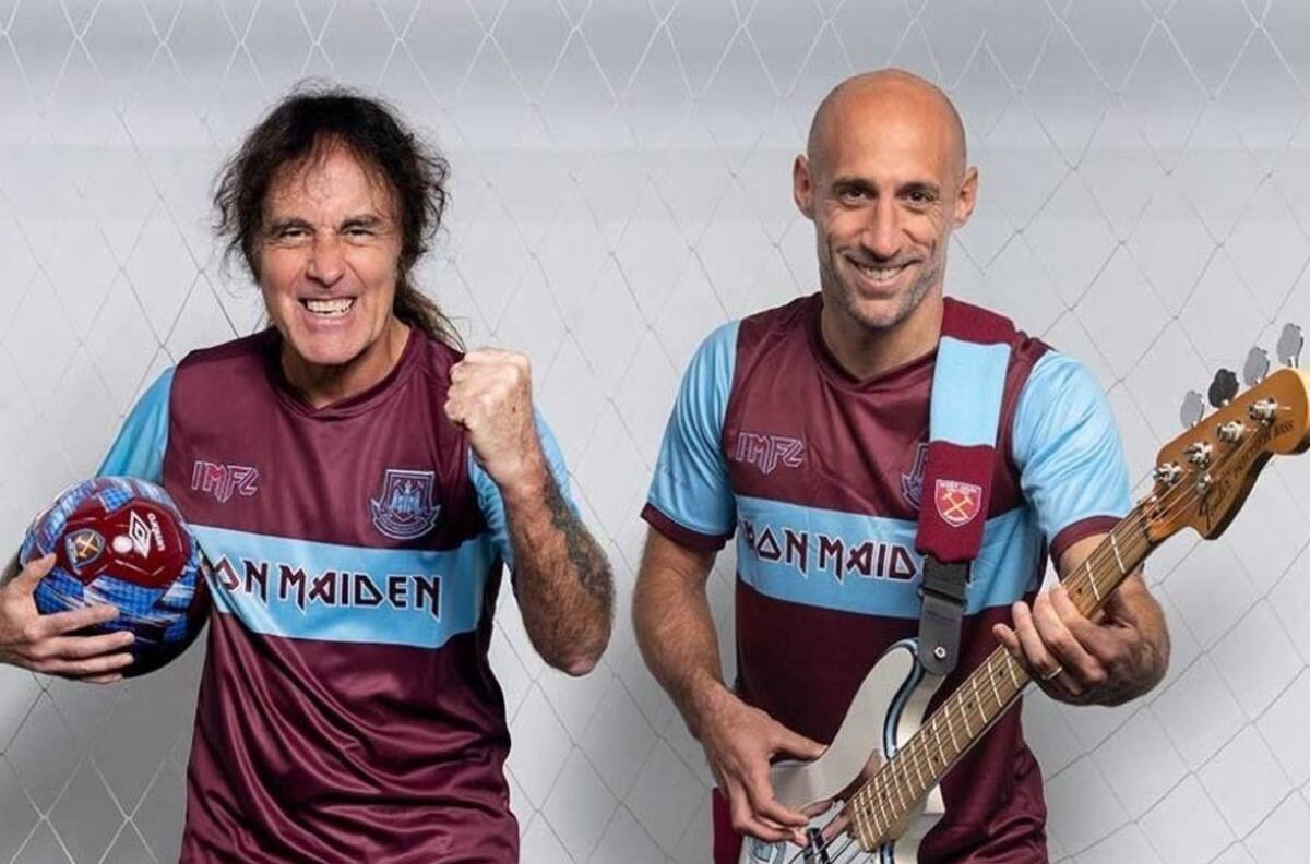 "Scream for me, Hammers": Iron Maiden y West Ham United presentaron edición especial de su camiseta