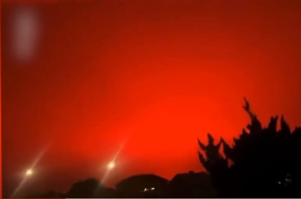 VIDEO | Pánico en China tras cielo rojo intenso: Acá el por qué del fenómeno