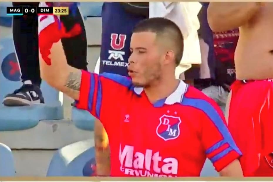Hincha de la U fue visto en el estadio El Teniente.
