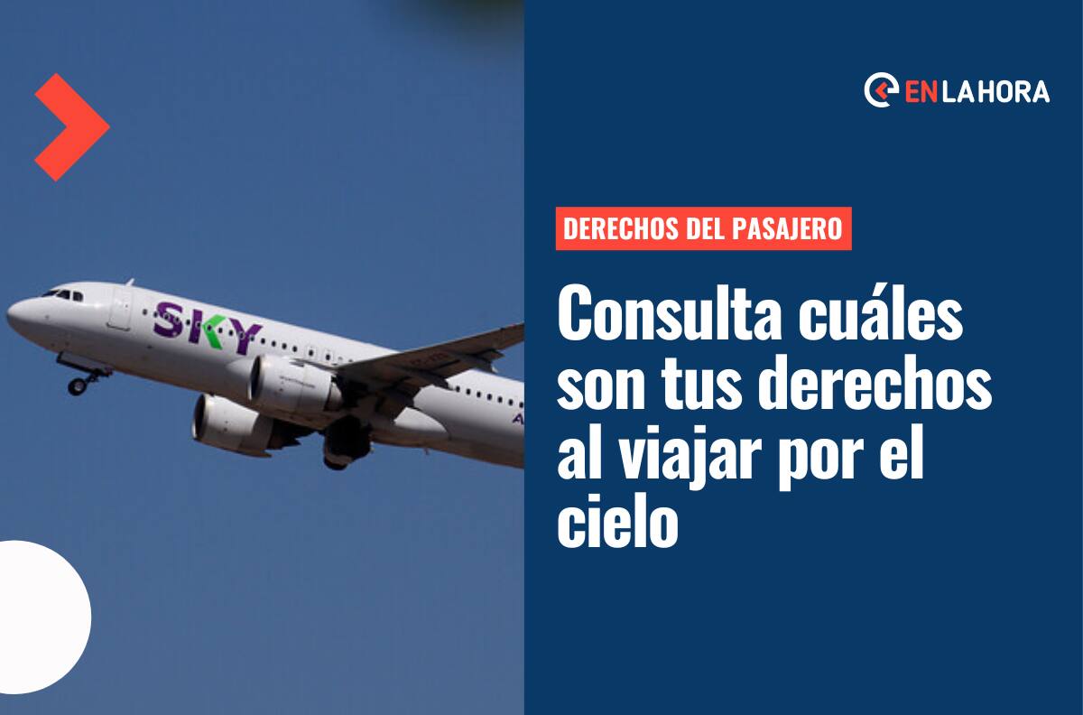 ¿Qué derechos tienes al momento de viajar en avión? Aquí te los contamos