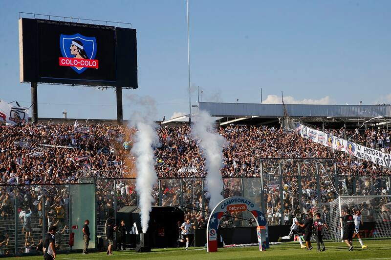 en el Estadio Monumental