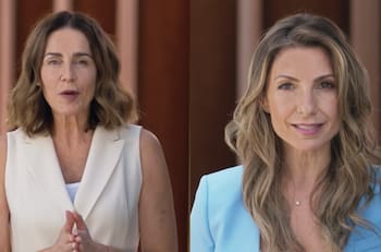 Macarena Venegas y Bárbara Rebolledo figuraron en la tercera jornada de la franja electoral