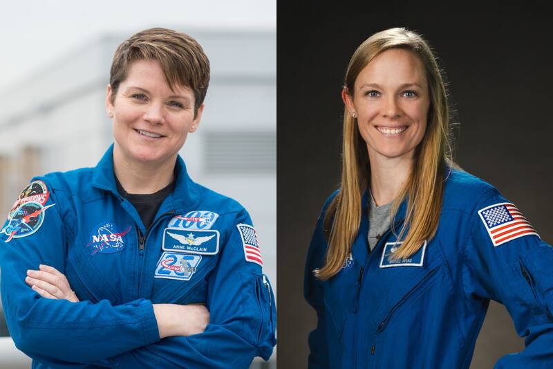 serán las encargadas de realizar la 93° caminata espacial estadounidense.