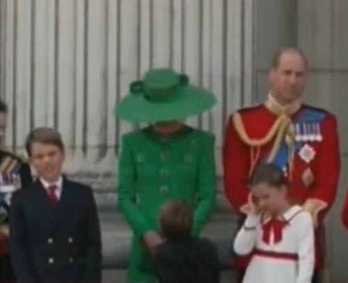 Princesa Charlotte con dolor de cabeza tras el golpe del príncipe Louis