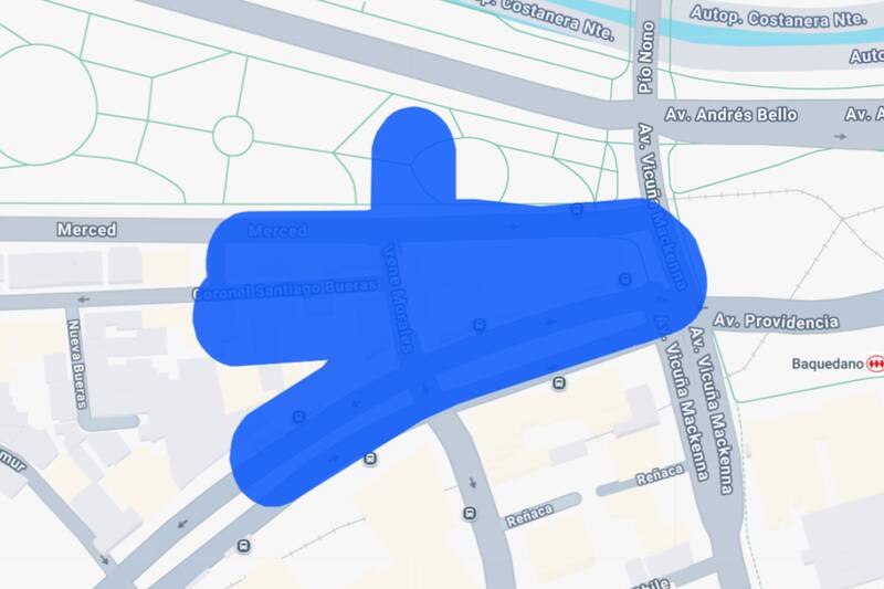 El centro de la capital también tendrá cortes de luz este jueves. Créditos: Enel.