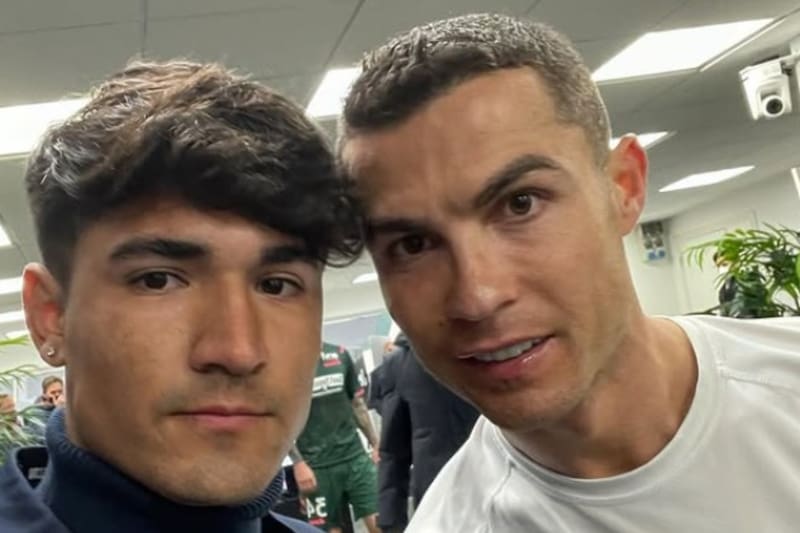 junto a Cristiano Ronaldo.