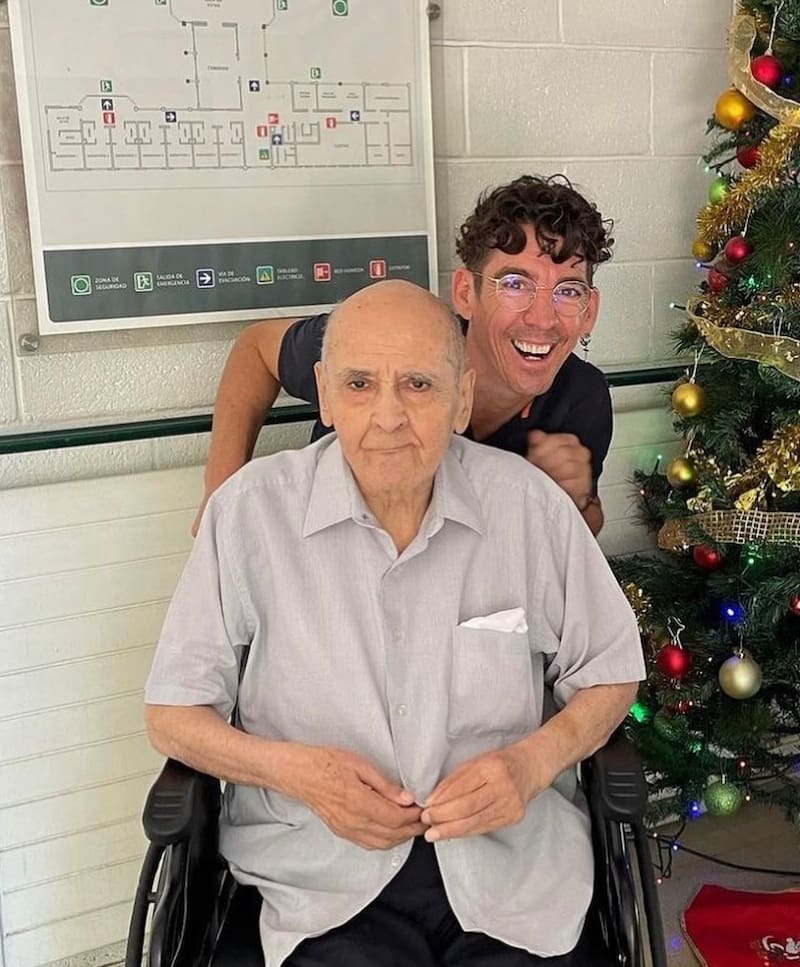 Una de las postales que compartió junto a su querido amigo / Instagram