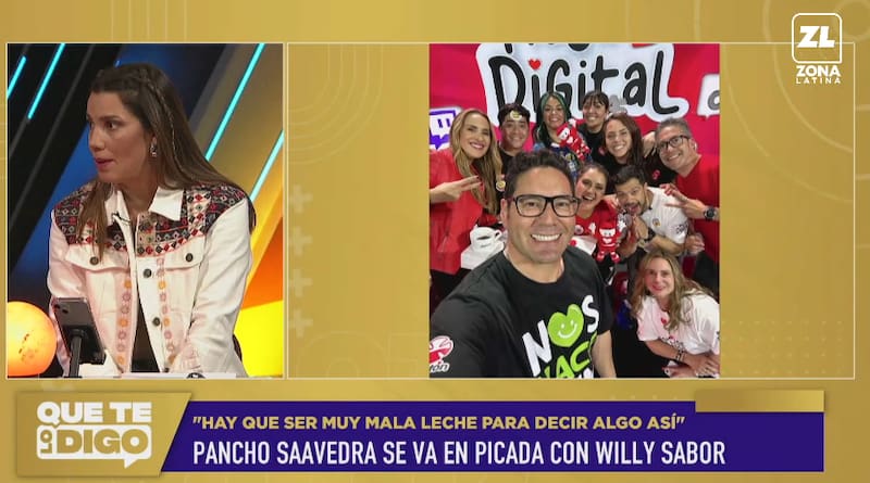 Pancho Saavedra está furioso con Willy Sabor.
