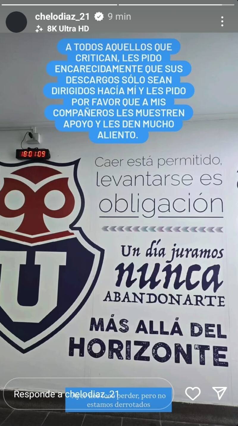 Marcelo Díaz. vía Instagram.