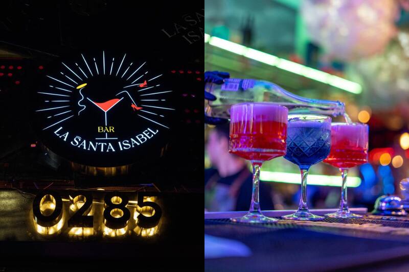 Si gustas de la música electrónica y de la coctelería de autor, este bar en Providencia es perfecto para una escapada a mitad de semana. Créditos: Bar La Santa Isabel.