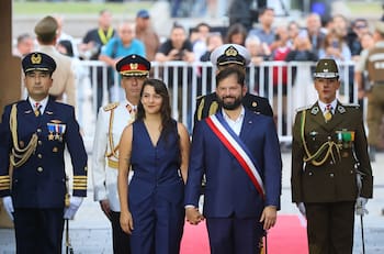 VIDEO | Así fue el último ingreso del Presidente Gabriel Boric a La Moneda