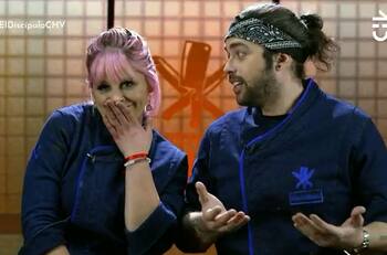 "Anda terrible mandoneado": Competidores de "El discípulo del chef" molestan a Max Cabezón por trabajar con Miel Blanca