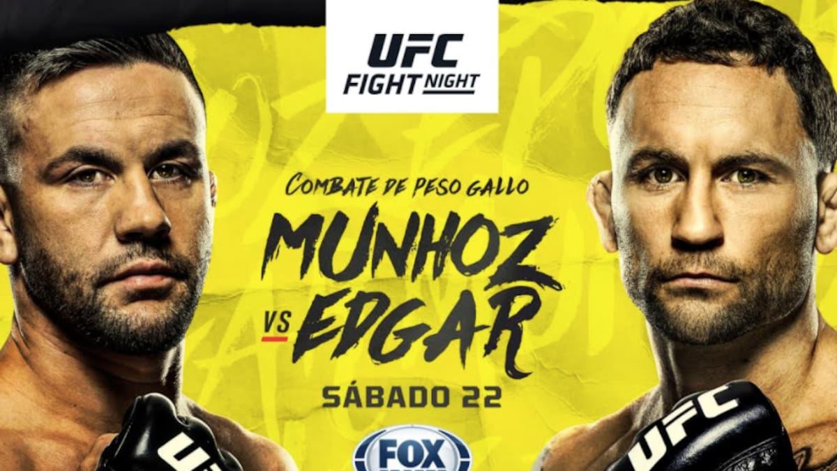 UFC Fight Night: Día y hora del combate entre Munhoz y Edgar