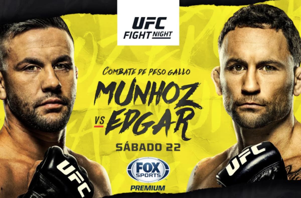 UFC Fight Night: Día y hora del combate entre Munhoz y Edgar