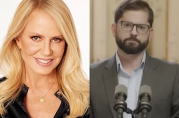 "¿Cómo se les ocurre?": Cecilia Bolocco descartó el supuesto desaire que le habría realizado al Presidente Gabriel Boric en la Teletón 2022