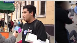 Tras ataque al hermano del Presidente Boric: Periodista y entrevistado de "Chilevisión Noticias" sufrieron agresión en plena Alameda