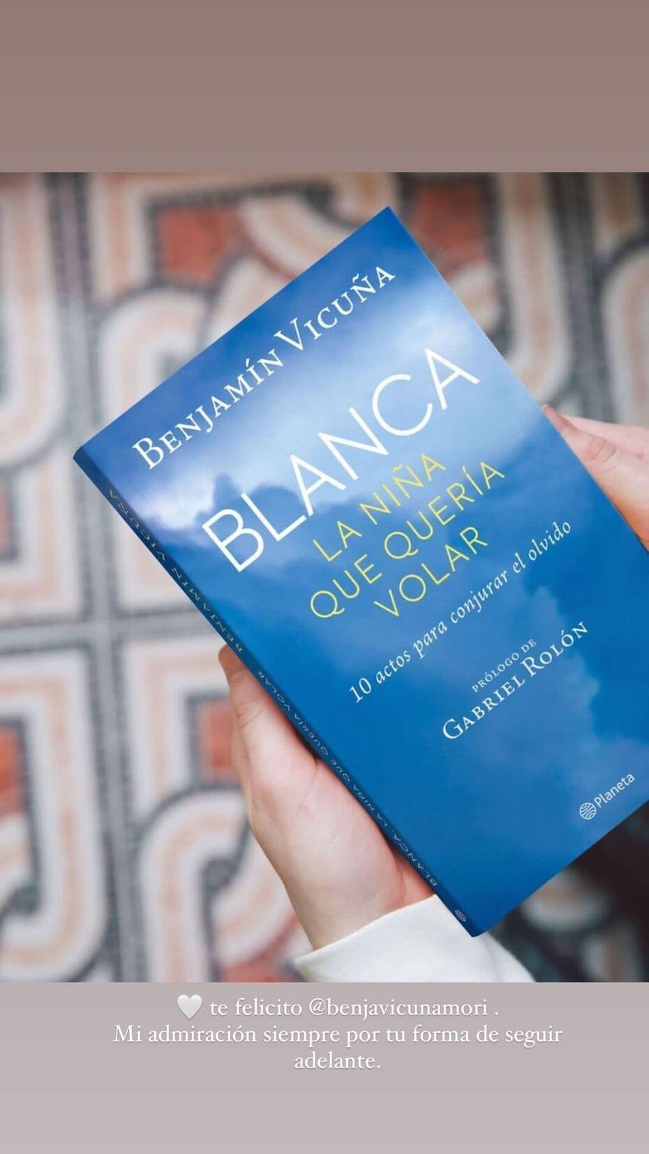 El mensaje de China Suárez a Benjamín Vicuña. Créditos: @sangrejaponesa