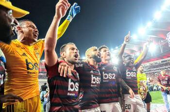 La íntima celebración de Flamengo en su camarín al ritmo de la música