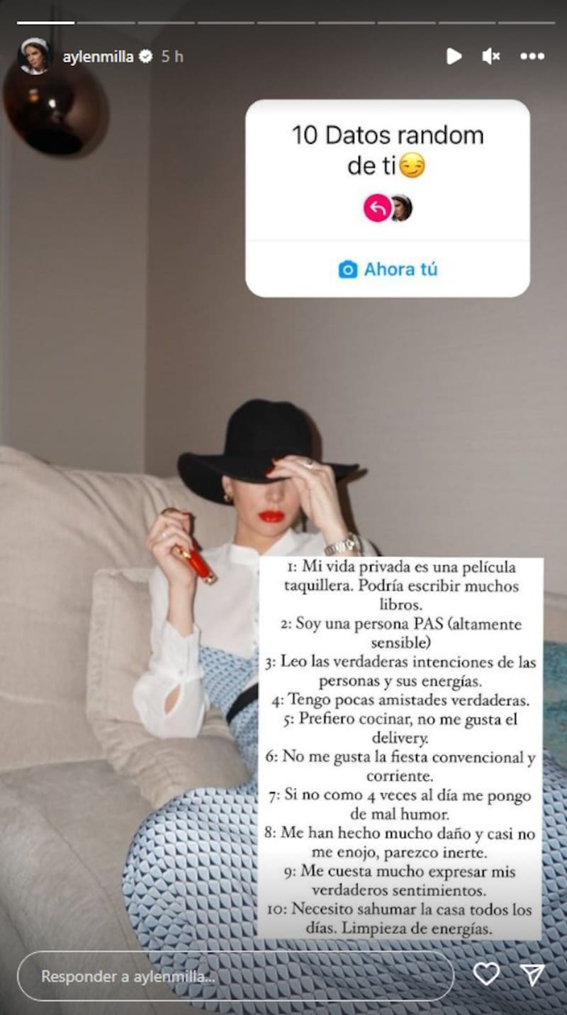 10 cosas que no sabías de Aylén Milla.