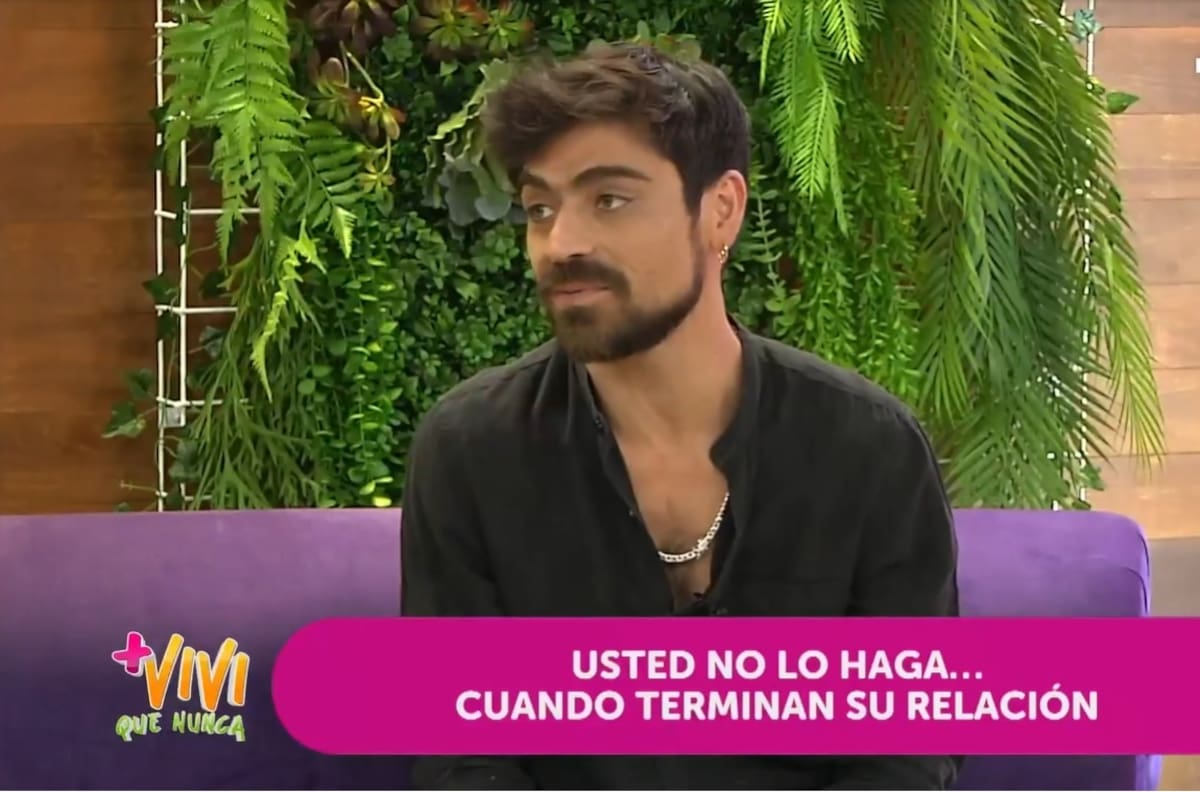"Me han pateado en todos mis pololeos": Etienne Bobenrieth contó su mala fortuna en sus relaciones amorosa