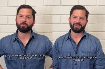 VIDEO | Este fue el saludo que mandó el Presidente Gabriel Boric a los profesores y profesoras