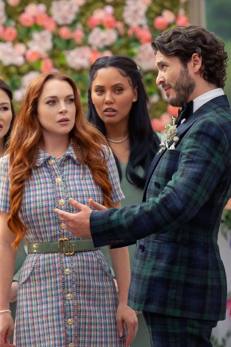 Lindsay Lohan volvió a la comedia romántica en Netflix