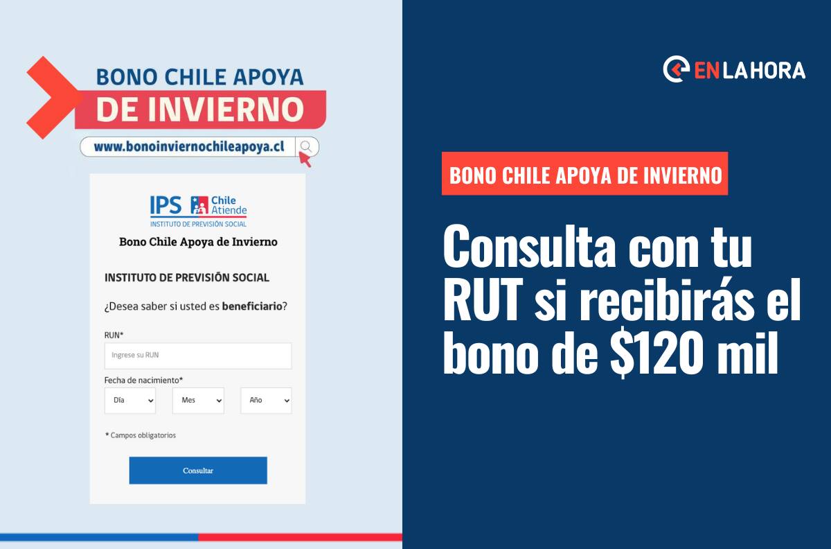 Bono Invierno: Ingresa tu RUT en la plataforma del IPS y conoce si obtienes el pago de $120 mil