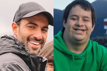 "Eres el mejor": La íntima amistad entre Gabriel Cañas y Luis Rodríguez, actores de la "Ley de Baltazar"