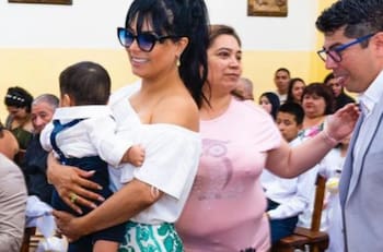 "Un día para recordar": Mariela Montero comparte fotos inéditas del bautizo de su bebé