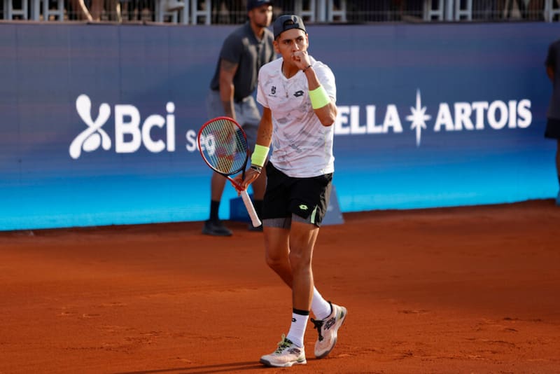 Alejandro Tabilo busca el título en el Chile Open (Foto: Photosport)