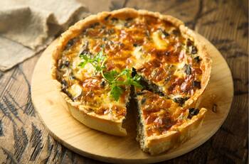 Receta de quiche de champiñón y cebolla: Aprende a preparar este fácil y delicioso plato en casa