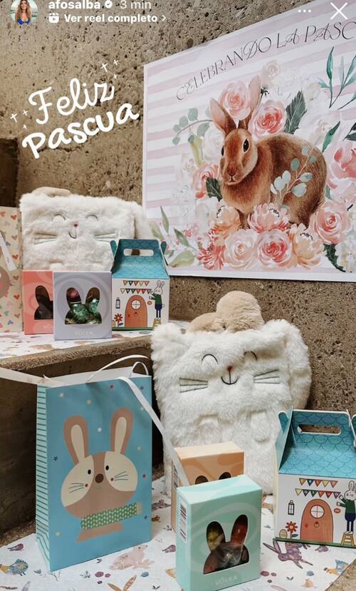 La actriz celebró Pascua.