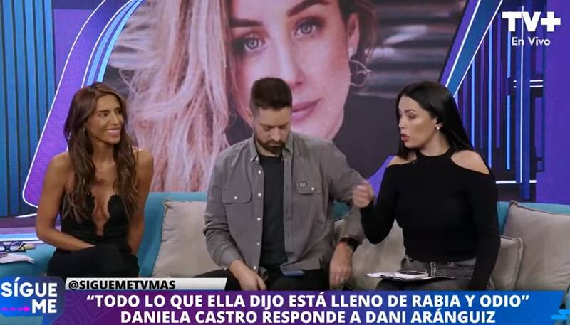 Daniela Aránguiz arremetió contra Daniela Castro. Créditos: Captura TV+