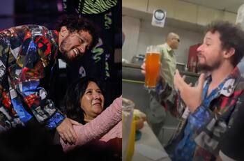 Luisito Comunica fue grabado comiendo completos y tomando fanshop en restaurante de Viña del Mar