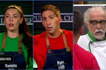 "Contigo no hablo, hue...": Daniela Aránguiz y Ennio Carota le hacen la ley del hielo a Pato Sotomayor por sus traicioneras declaraciones en "El discípulo del chef"